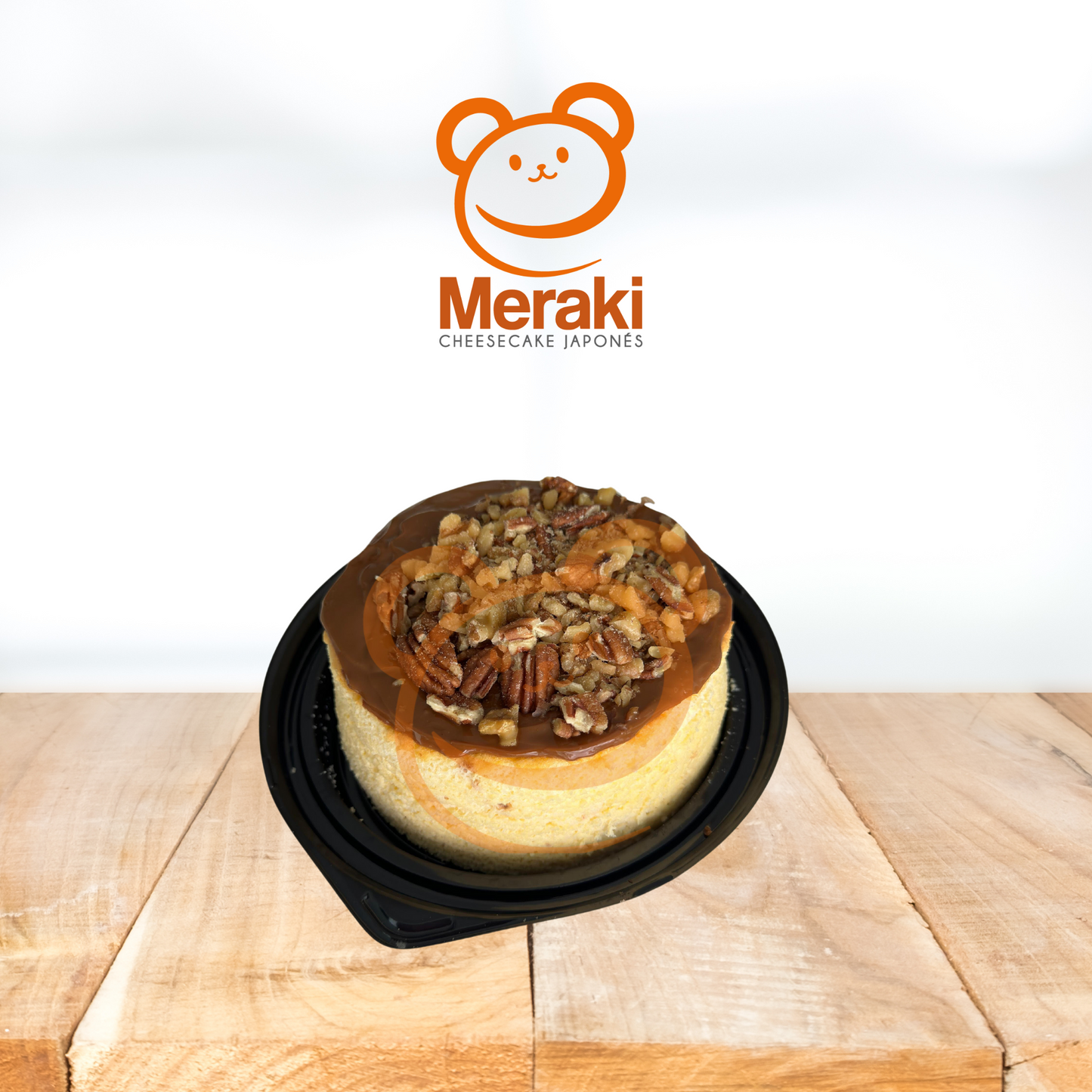 Cheesecake Japonés nuez con dulce de leche
