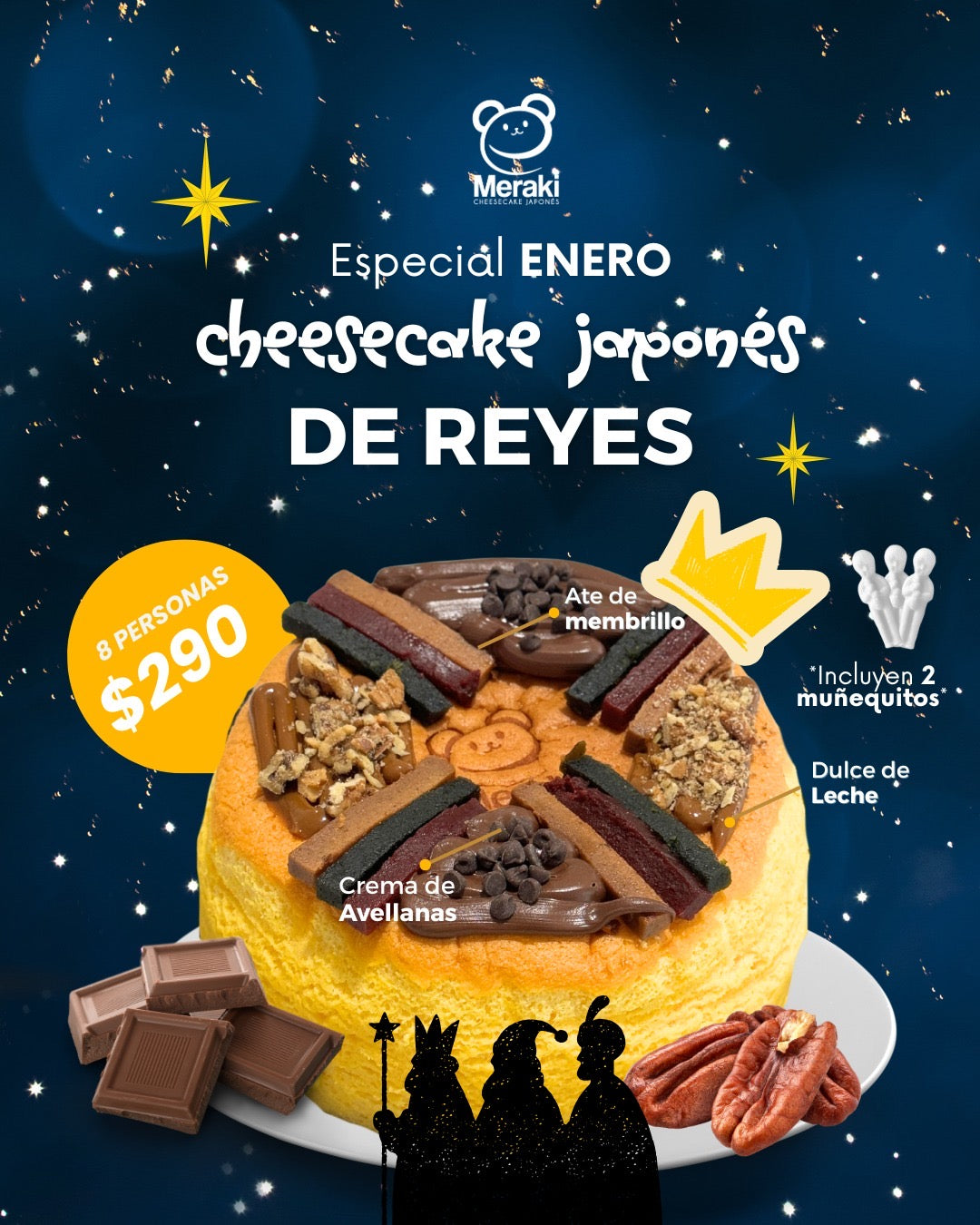 Cheesecake Japonés REYES ESPECIAL DEL MES