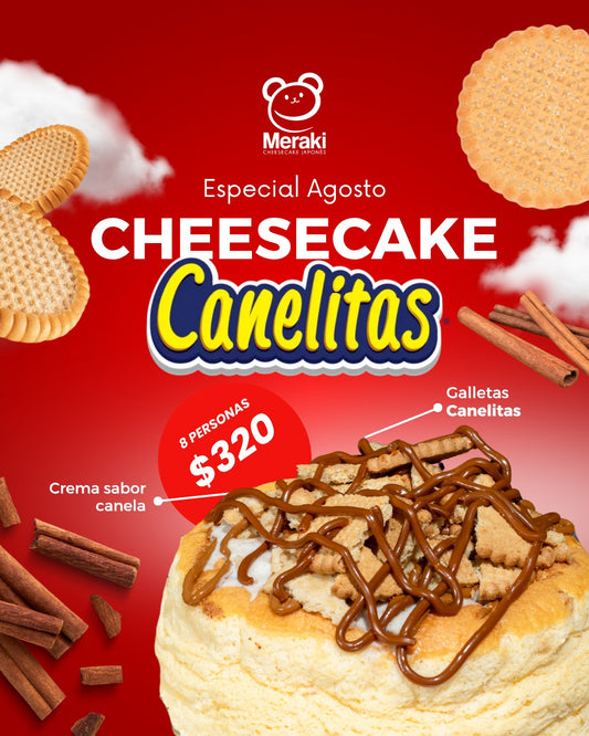 Cheesecake Japonés Canelitas ESPECIAL DEL MES
